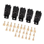 5pcs 12V/24V 60AMP 5-Pin Relay Socket