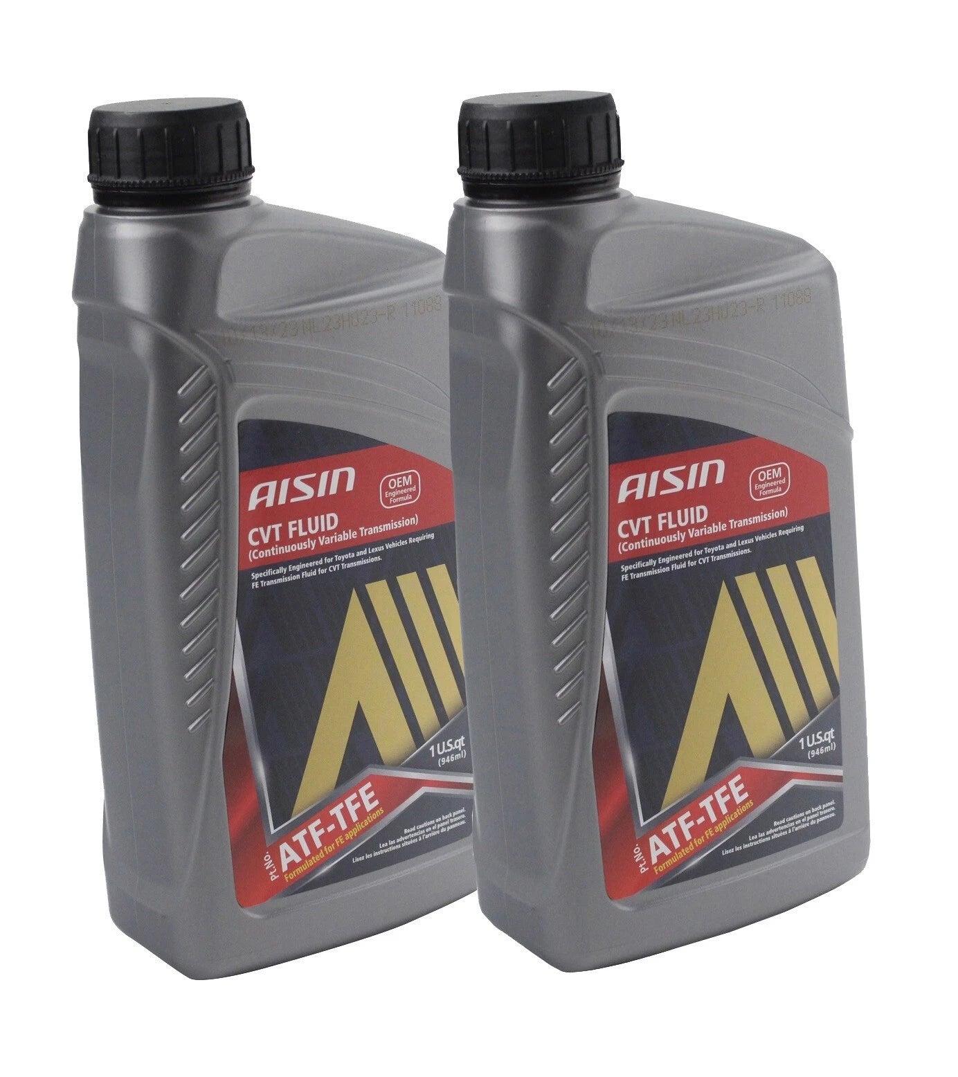 2X Aisin CVT ATF-TFE Auto Trans Fluid for UX200 iM iQ Corolla