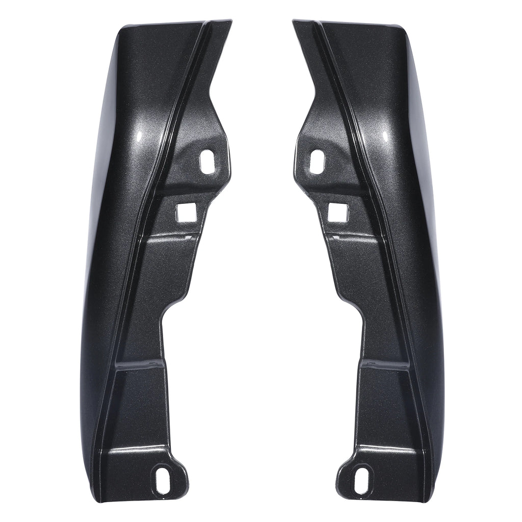 Mid Frame Air Deflectors for Harley Touring (2009–Present) Black Geometric