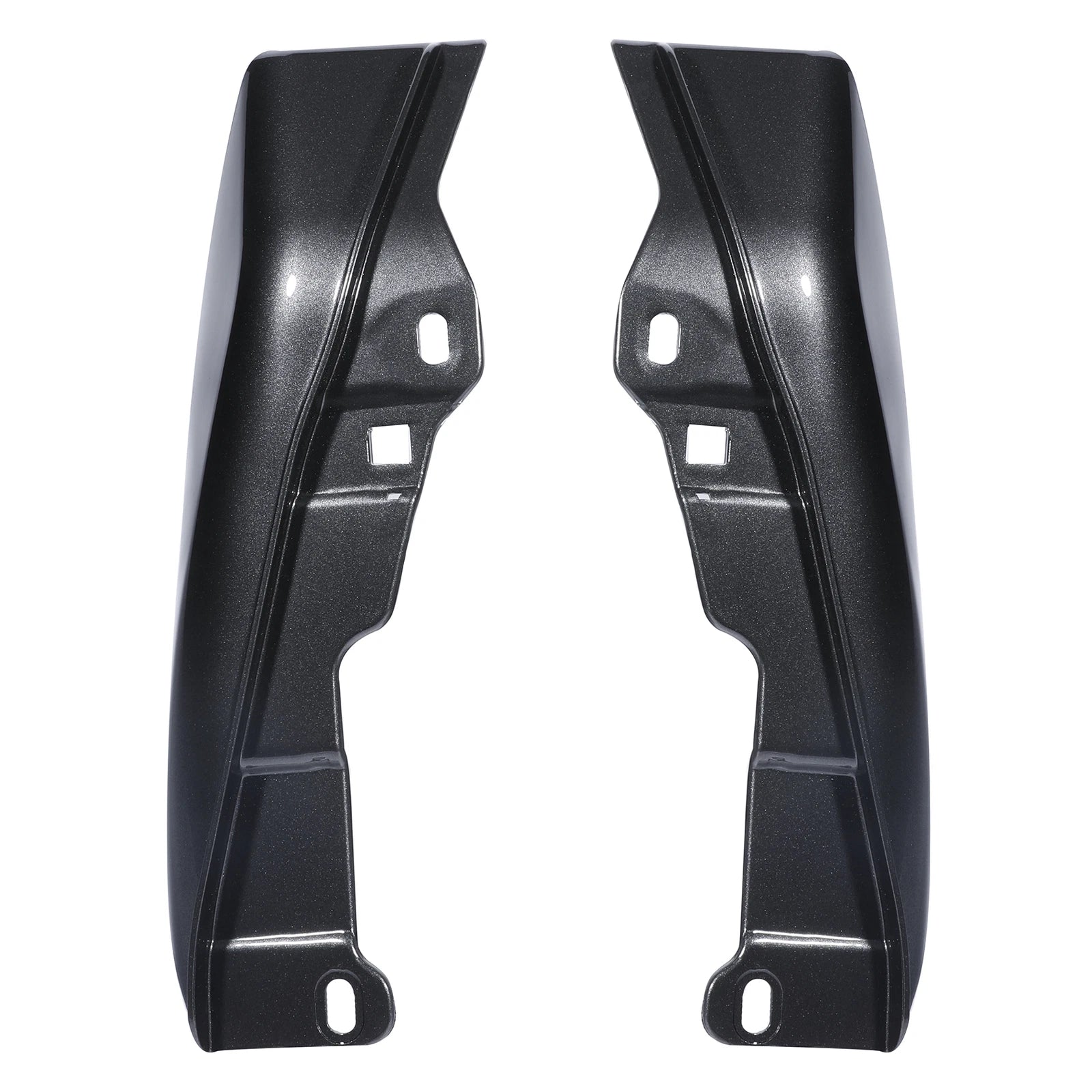 Mid Frame Air Deflectors for Harley Touring (2009–Present) Black Geometric