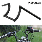 7/8" 22mm Motorcycle Z-Bar Drag Handlebar for Bobber Chopper Cafe Racer