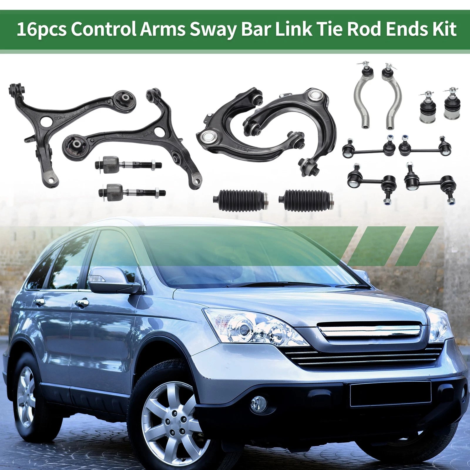 16pcs Front Suspension Control Arm Kit for Honda Accord (No. ES80287/K80228)