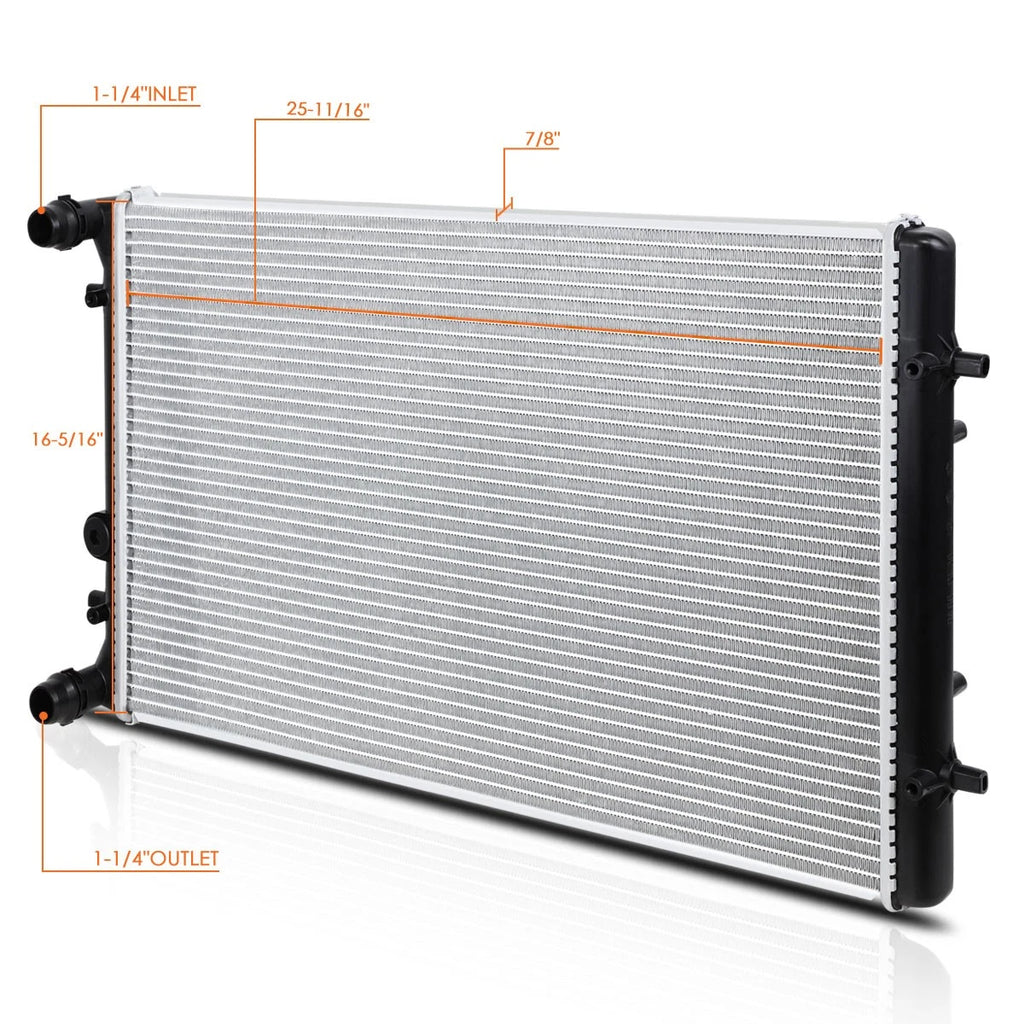 Aluminum Radiator for VW Golf City/GTI/Jetta (1999–2010) DPI-2265