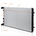 Aluminum Radiator for VW Golf City/GTI/Jetta (1999–2010) DPI-2265