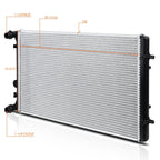 Aluminum Radiator for VW Golf City/GTI/Jetta (1999–2010) DPI-2265