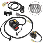 Left Handlebar Switch & Key Switch & Starter Relay for Honda TRX350FE/TE (2000–2006)
