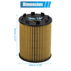 Engine Oil Filter with Seals No. 68102241AA/73500049 for KIA II 1.3L (2008–2018)