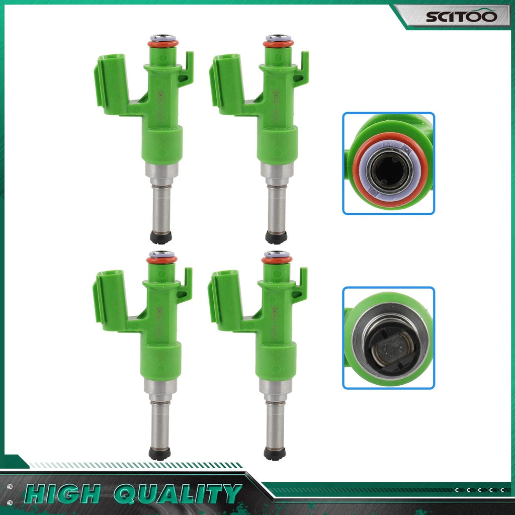 Set of 4 Fuel Indirect Injectors for Toyota Camry RAV4 Sienna Avalon Highlander (2.5L)