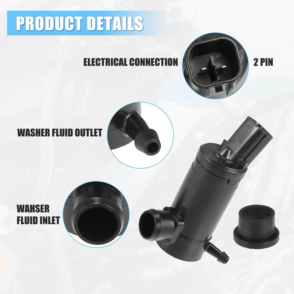 Windshield Washer Motor Pump No. 86611AG010 for Subaru Forester (2014–2018)