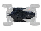SuperATV Heavy Duty 1/2" ARMW Full Skid Plate for Polaris RZR XP Turbo S (2019–2023)