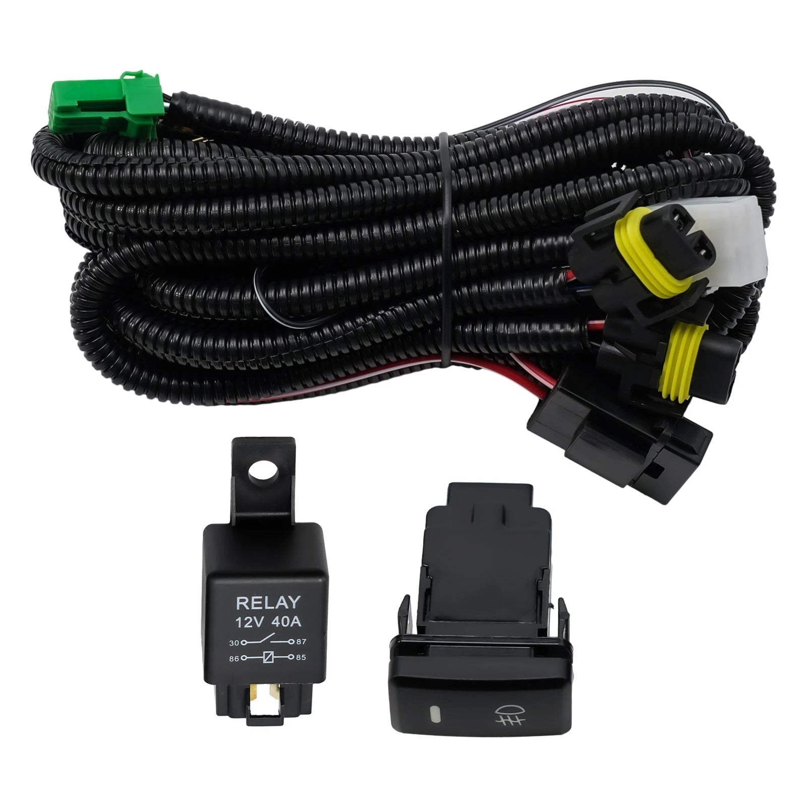 H8 H11 LED Fog Light Wiring Harness for Tacoma Tundra (2016–2023)