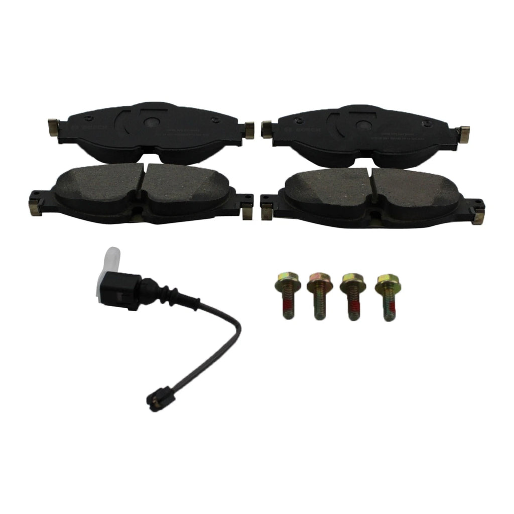 DuraGo Front Rotors & Bosch QuietCast Ceramic Brake Pads Kit for Audi A3 (2006–2013)