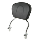 Chrome Detachable Sissy Bar Pad w/ Backrest for Harley FLRT FreeWheeler (2015–2025)