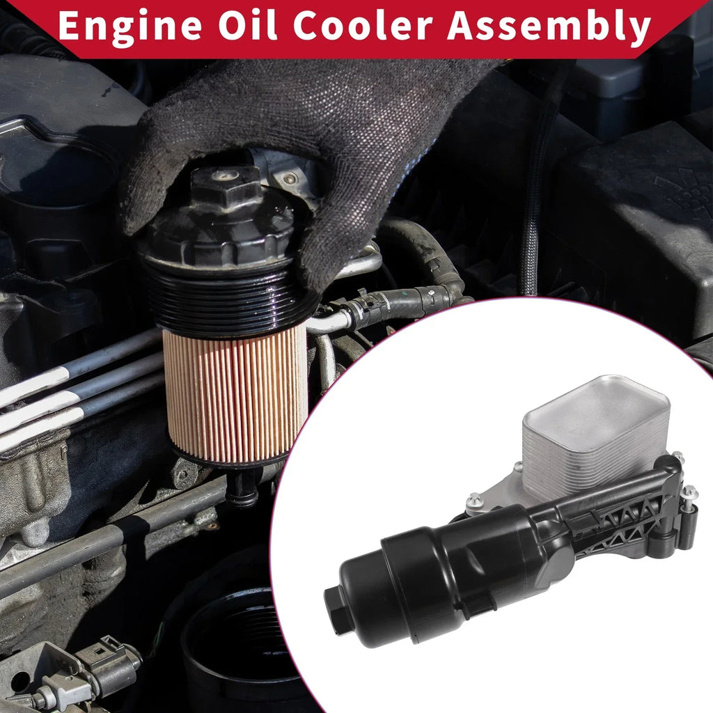 Engine Oil Cooler Filter Housing with Bolt for BMW I8 X1