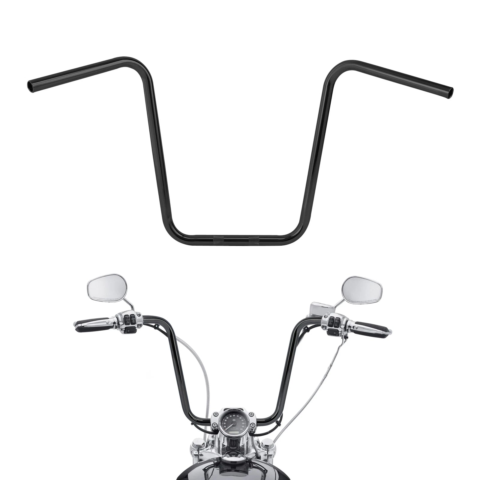 18" Ape Hanger Handlebar for Harley Sportster 883 1200 Softail (1986–2023)