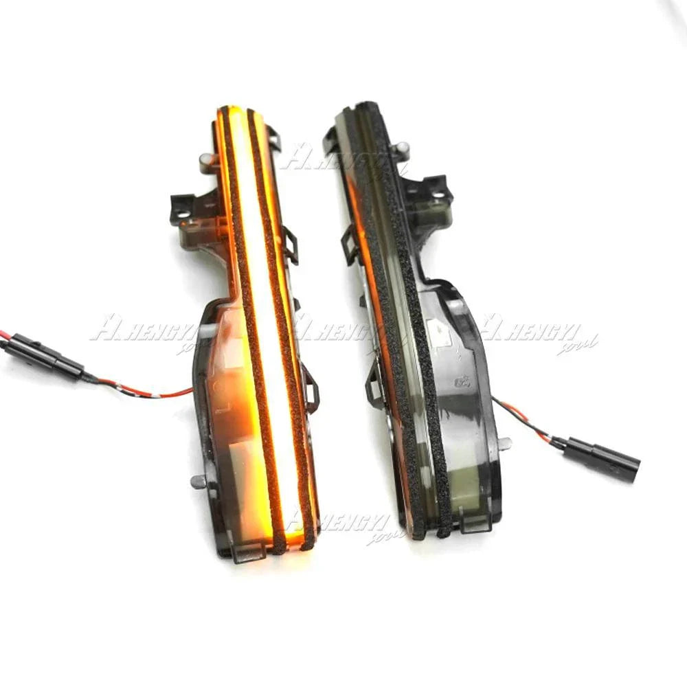 2x Smoked Sequential Side Mirror Signal Light for Lexus IS (2021–2025)