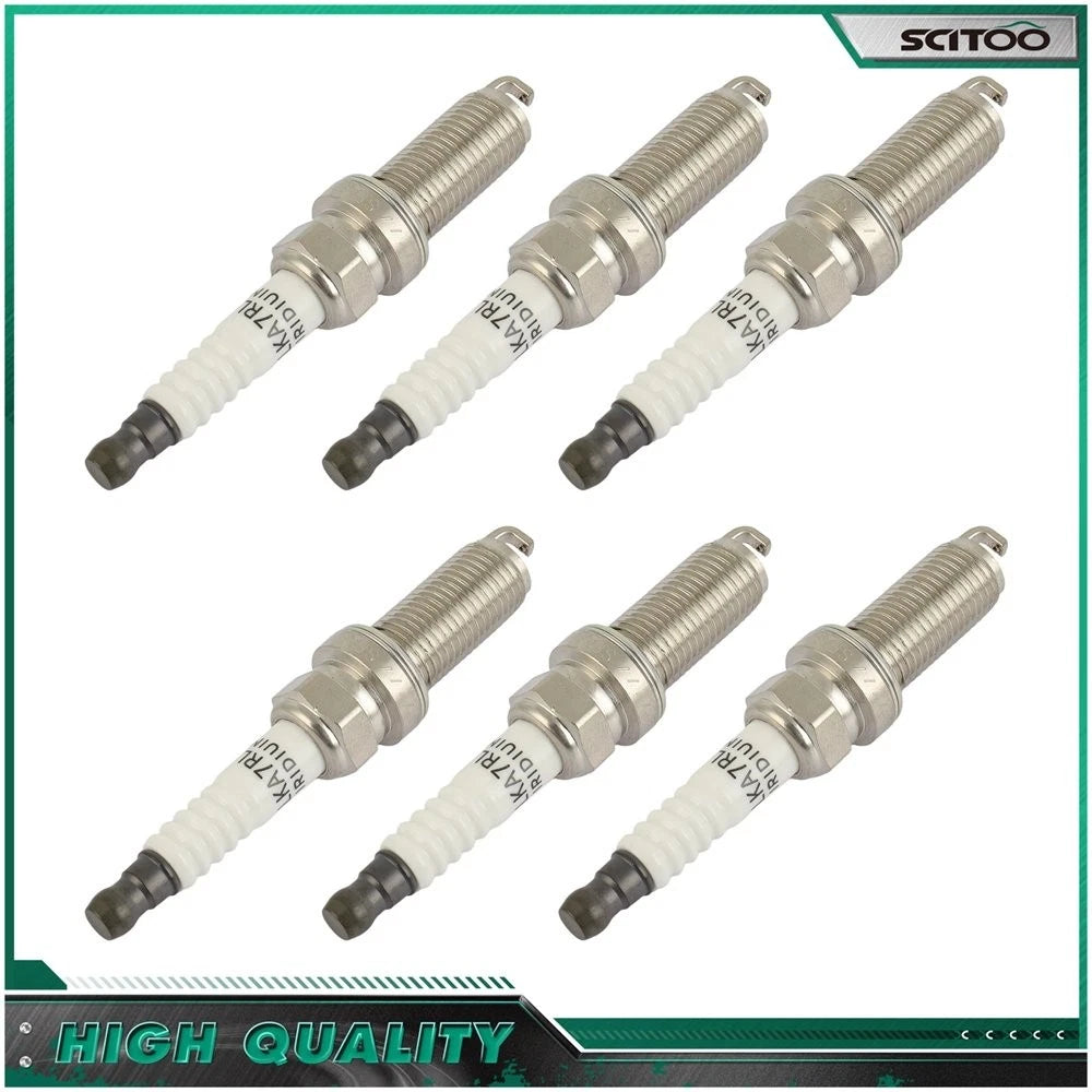 Set of 6 Iridium Spark Plugs for Infiniti G35 (2007–2008) Q50 (2014–2018) 3.5L