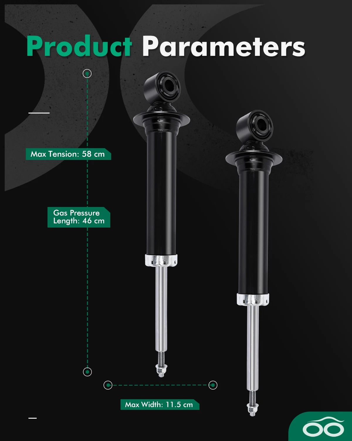 2X Rear Shocks Struts for Ford Taurus Mercury Sable Montego