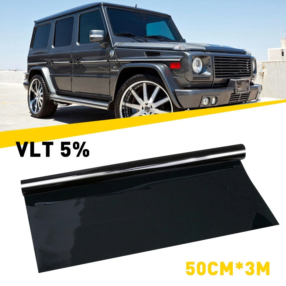 5% VLT Window Tint Film Roll for Car Home & Office - 20" x 10FT Black