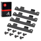Tailgate Hinge Plates and Screws for Yamaha Rhino YXR 450 660 700 (2004–2018)