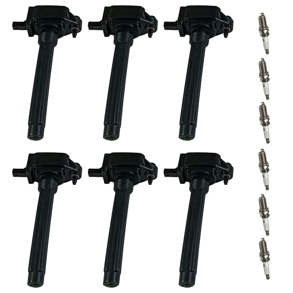 6X Ignition Coil & Iridium Spark Plug for Chrysler Jeep Dodge Ram (2011–2021)