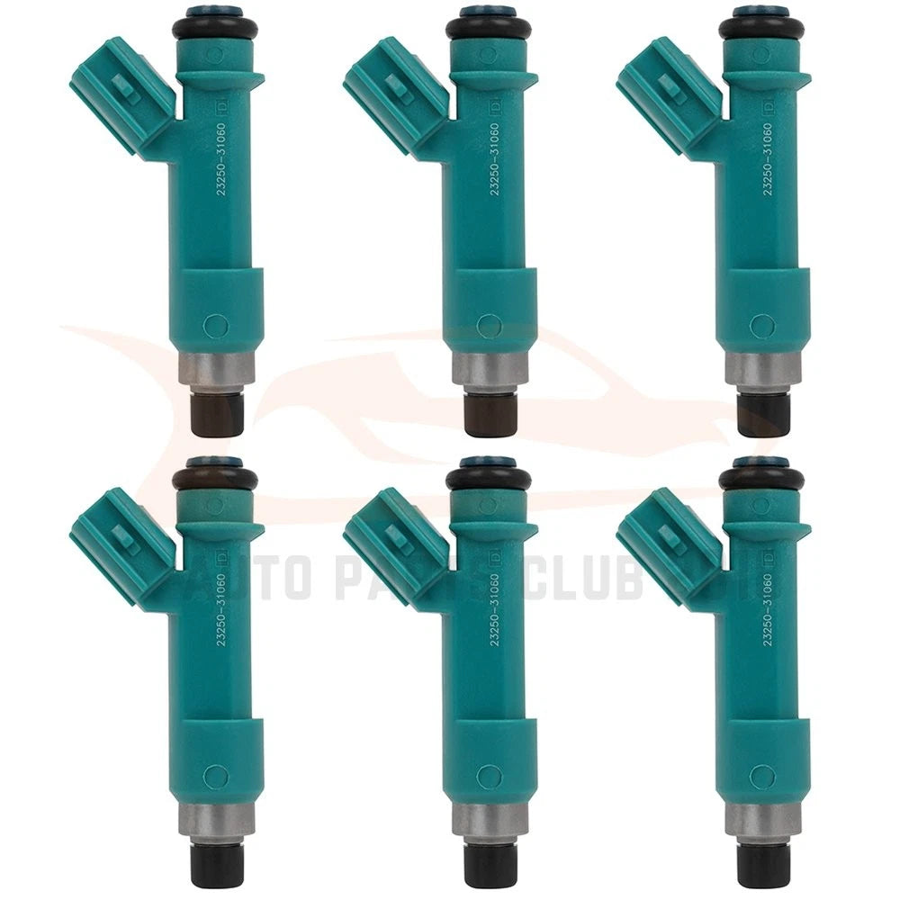 6Pcs Fuel Injectors for Toyota 4Runner Tacoma FJ Cruiser Tundra (2003–2021) 23250-31010