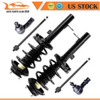 Front Struts Spring Assembly & Inner Outer Tie Rod for Ford Focus (2000–2004)