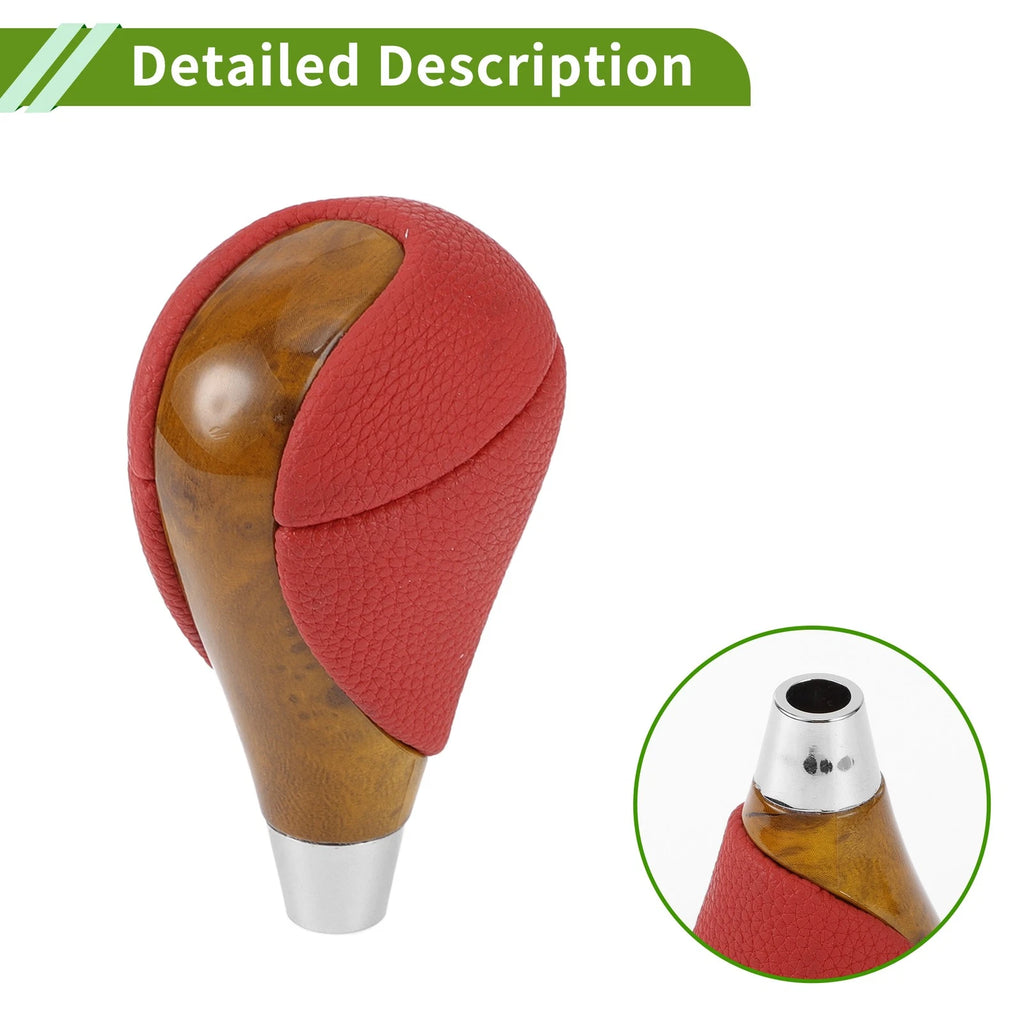 Automatic Gear Shift Knob for Lexus ES350 (2007–2015) Red Faux Leather