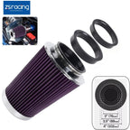 High Flow Cold Air Intake Filter for 3", 3.5", 4" Inlet
