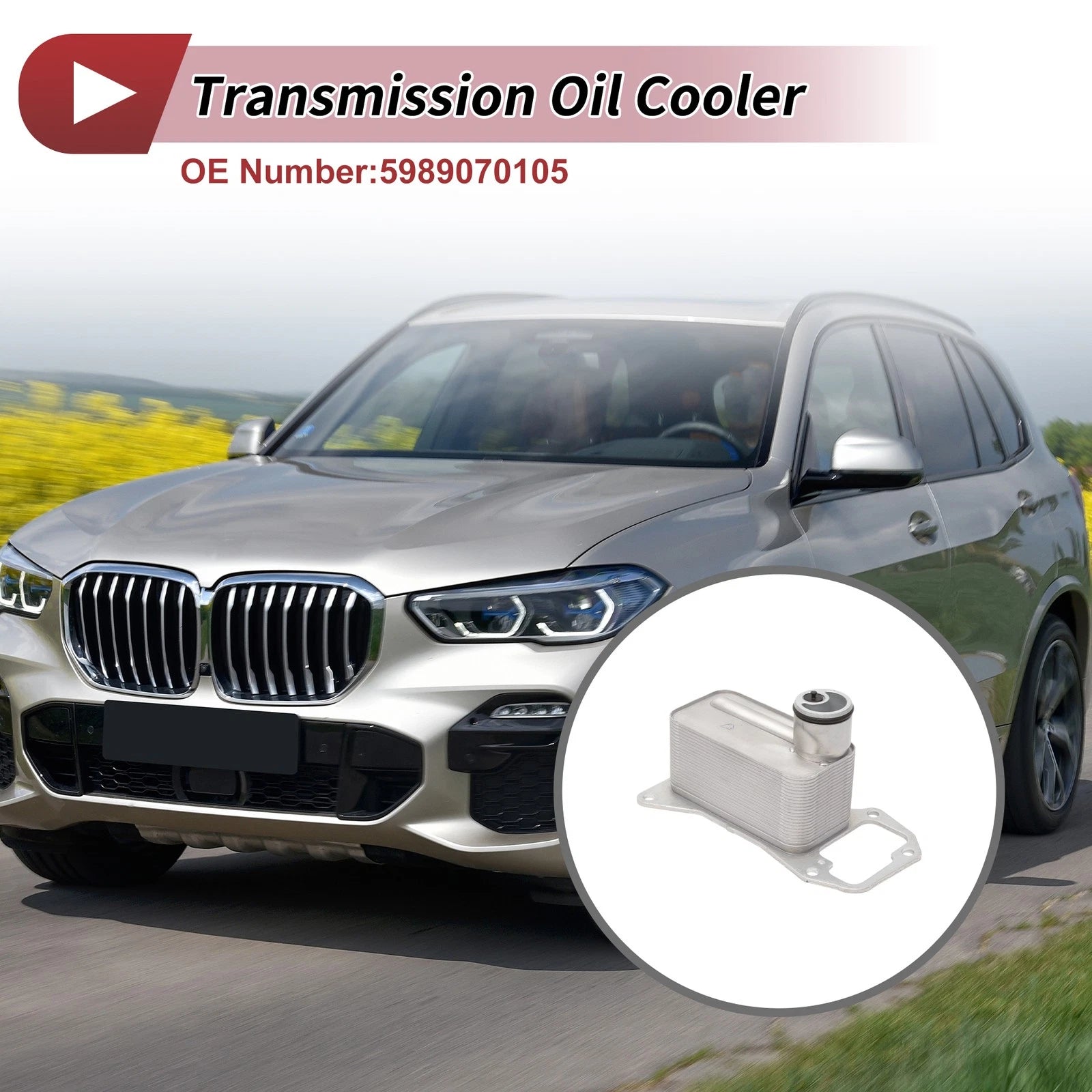 Engine Oil Cooler Set for BMW X5 3.0L I6 (2009–2013) No. 5989070105