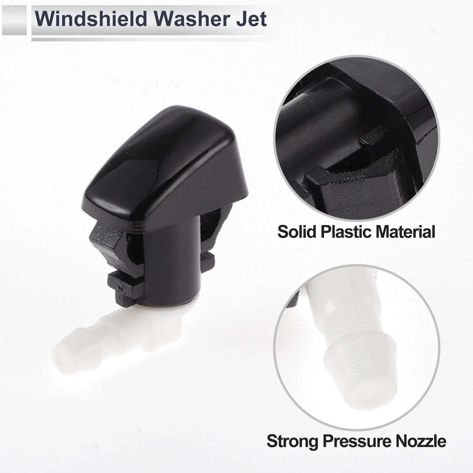 Washer Nozzle & 6 x Hose Connectors for Dodge (2011-2023)