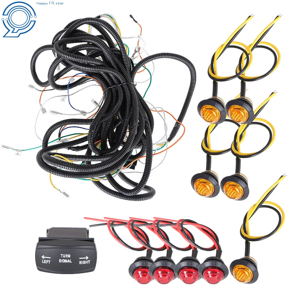 Rocker Switch Turn Signal Kit for Polaris Ranger General RZR (Universal)