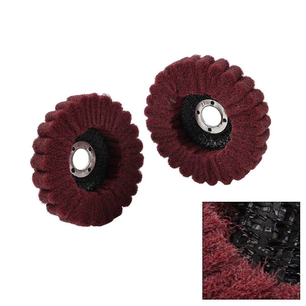Set of 4 Nylon Fiber Flap Discs for Angle Grinder (100mm)
