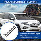 Rear LH RH Tailgate Power Lift Support for Honda Pilot (2016–2021) No. 74961TG7325