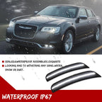 Set of 4 Smoke White LED Side Marker Lights for Chrysler 300 (2015–2023)