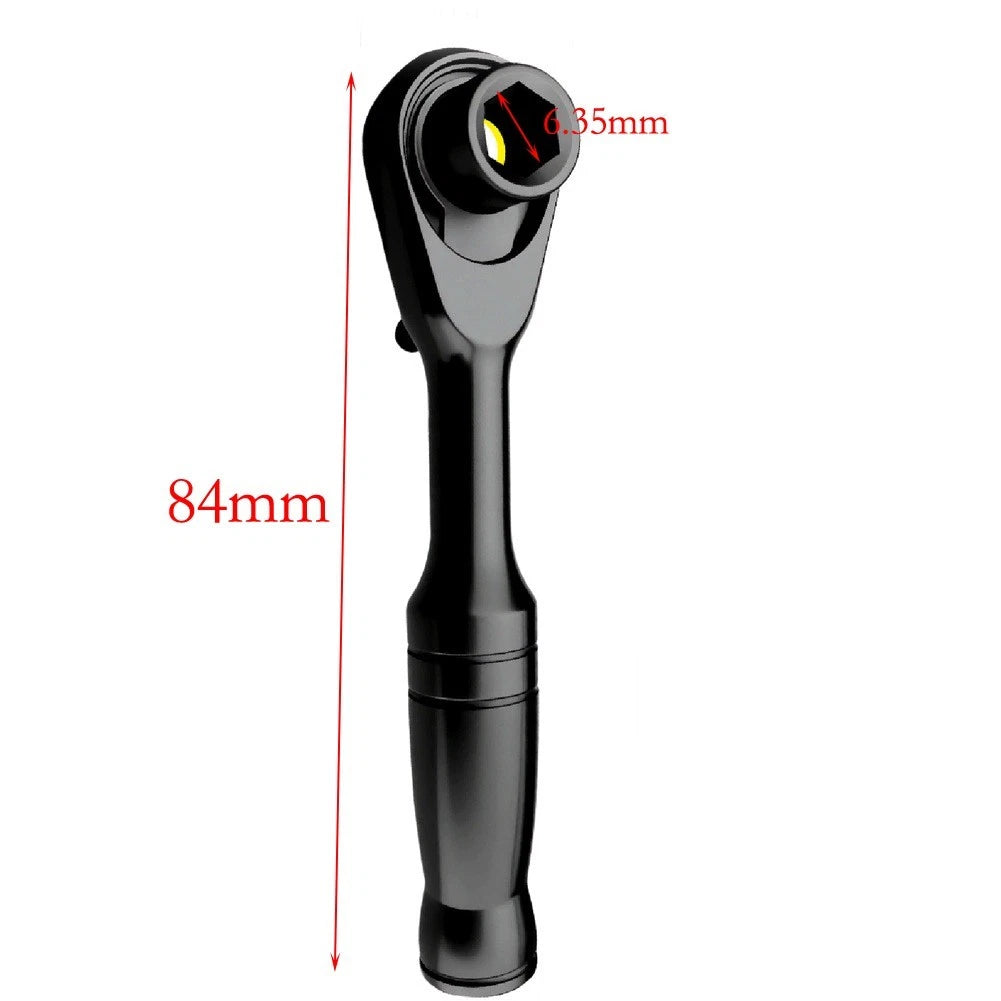 1/4 Inch 72 Tooth Ratchet Wrench for