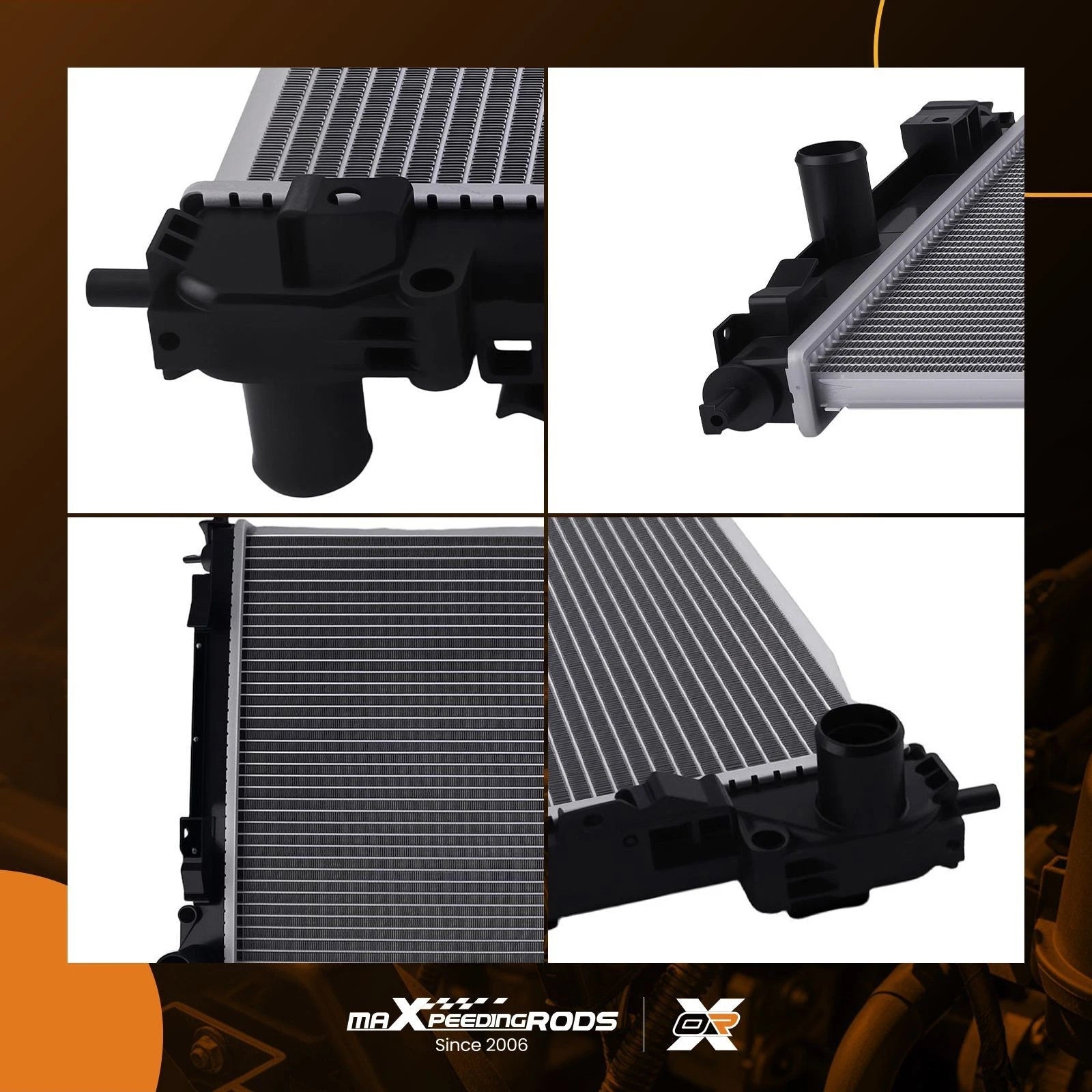 Radiator for Dodge Caliber 2007–2012 (CH3010339, CU2951, MT Cross Flow)