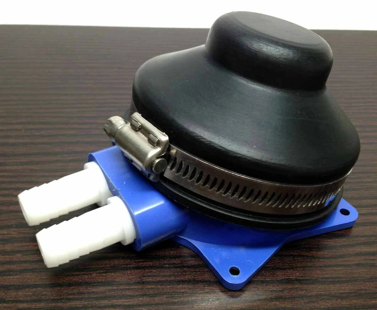Water Foot Pump for Marine Boat (1/2" Hose) Rubber & Nylon