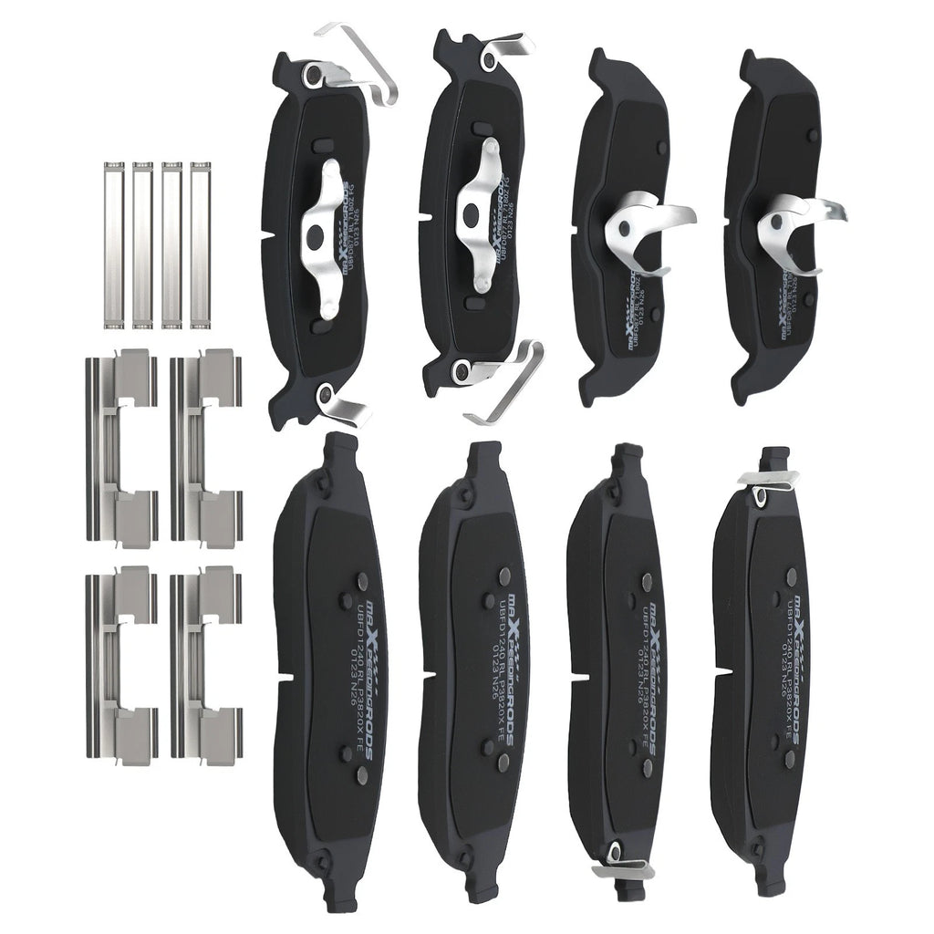 8pcs Brake Pads Set for Jeep Commander (2006–2010)/Grand Cherokee (2005–2010)