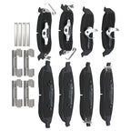 8pcs Brake Pads Set for Jeep Commander (2006–2010)/Grand Cherokee (2005–2010)