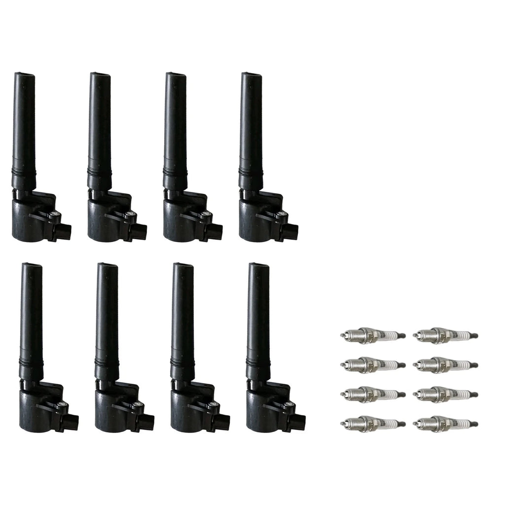 Set of 8 Ignition Coils & Spark Plugs for Jaguar S-Type