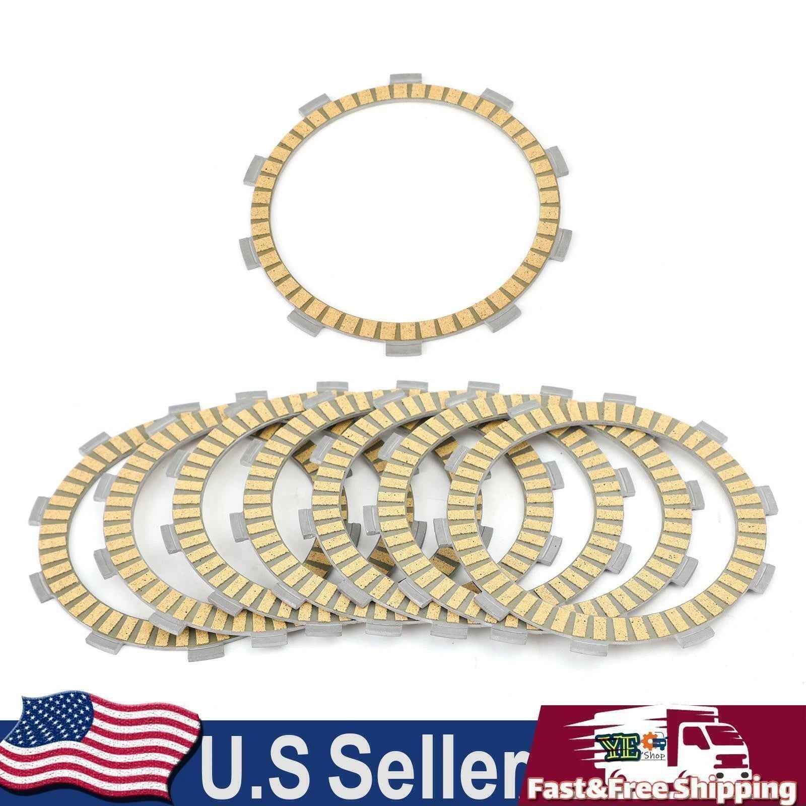 Clutch Friction Plate Kit for Honda CBF CBR 600 RR VFR800 CBR900 GSR400 (2003–2023)