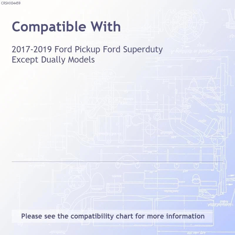 Replacement Front License Plate Bracket for 2017–2019 Ford Pickup