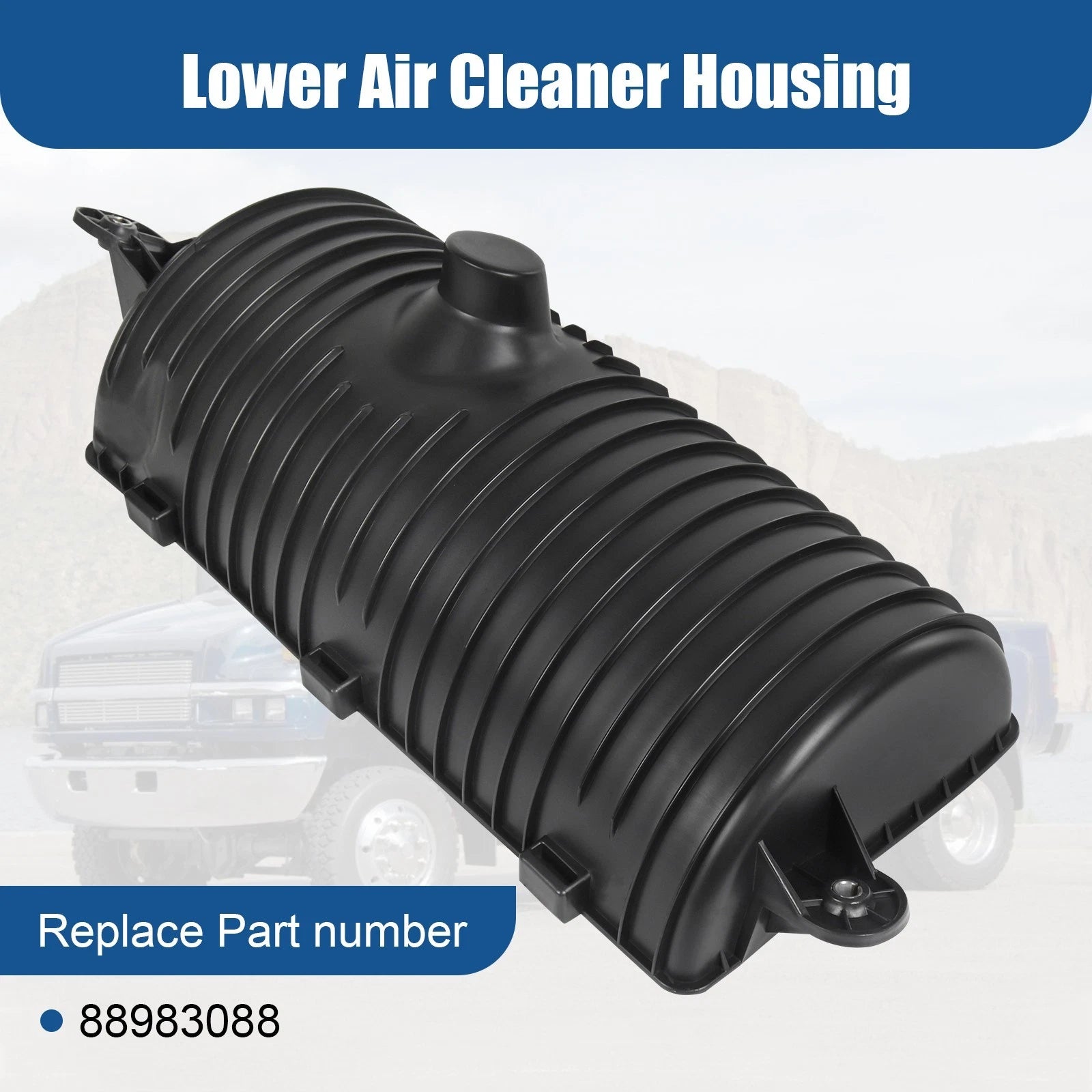 Lower Air Box Cleaner Housing for Chevrolet Kodiak GMC Topkick (2003–2009)
