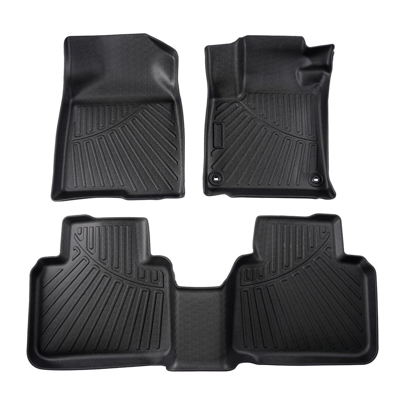 Set of 4 TPE Rubber Floor Mats for Honda Accord Sedan (2018–2022)