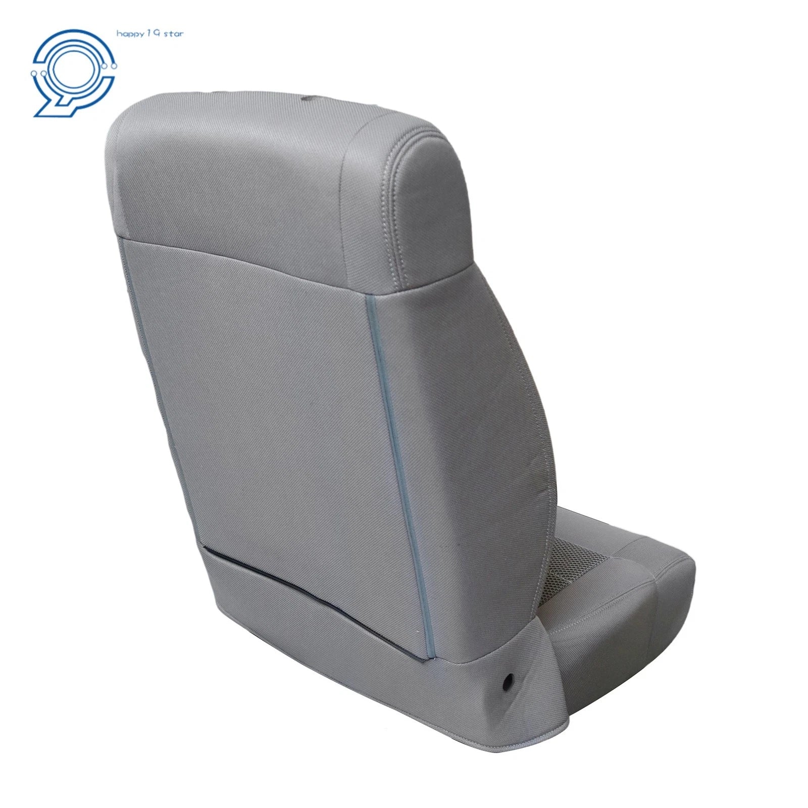 Set of 2 Gray Front Left Driver Seat Covers for Jeep Wrangler (2007-2012)