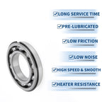 6216NR Deep Groove Ball Bearing for Scooter Skateboard Wheel (P0)