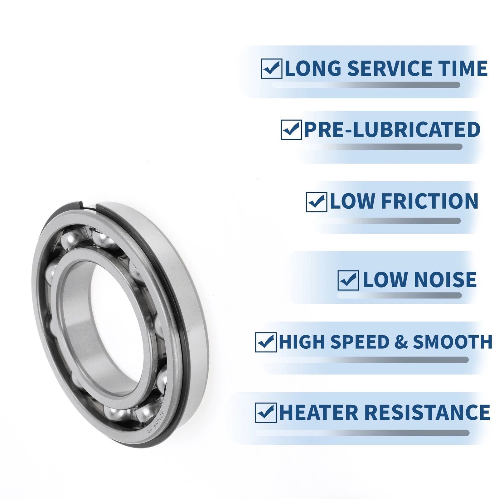 6216NR Deep Groove Ball Bearing for Scooter Skateboard Wheel (P0)