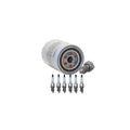 Wix Engine Oil Filter & Denso 6 Platinum Spark Plugs for Audi A6 Quattro