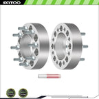 2X 2" Hubcentric Wheel Spacers 8x6.5 9/16"x18 for Dodge Ram 2500 3500 (2010–2023)